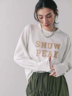Snow Peak/【emmi×Snow Peak】FeltLogo L/S T/カットソー/Tシャツ