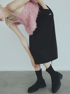 PUMA/【PUMA】Midi Woven Skirt/膝丈/ミディ丈スカート