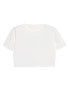 eimy istoire/eimyパールロゴフィットTシャツ/カットソー/Tシャツ