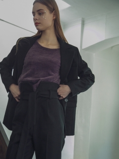 ELENORE/Wool lady jacket/その他アウター