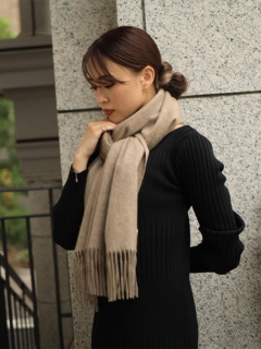 ELENORE/100% cashmere shawl/ストール/マフラー/スヌード