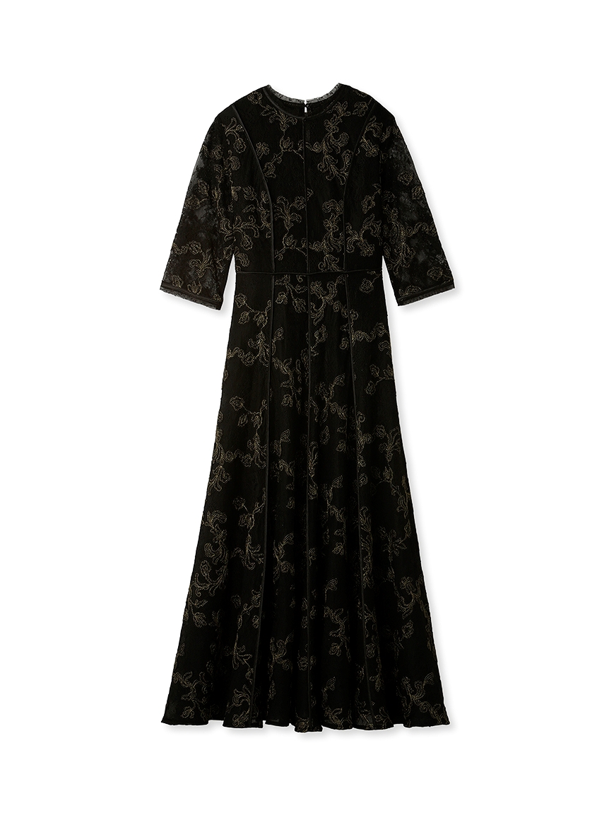 チュールレースラメ刺繍ドレス（ドレス）｜FRAY I.D（フレイ 