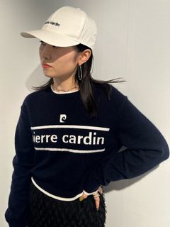 FRAY I.D/【pierre cardin】ロゴニットプルオーバー/ニット