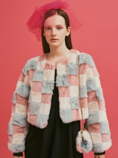 限定】パッチワークボレロコート(その他アウター)|FURFUR(ファー