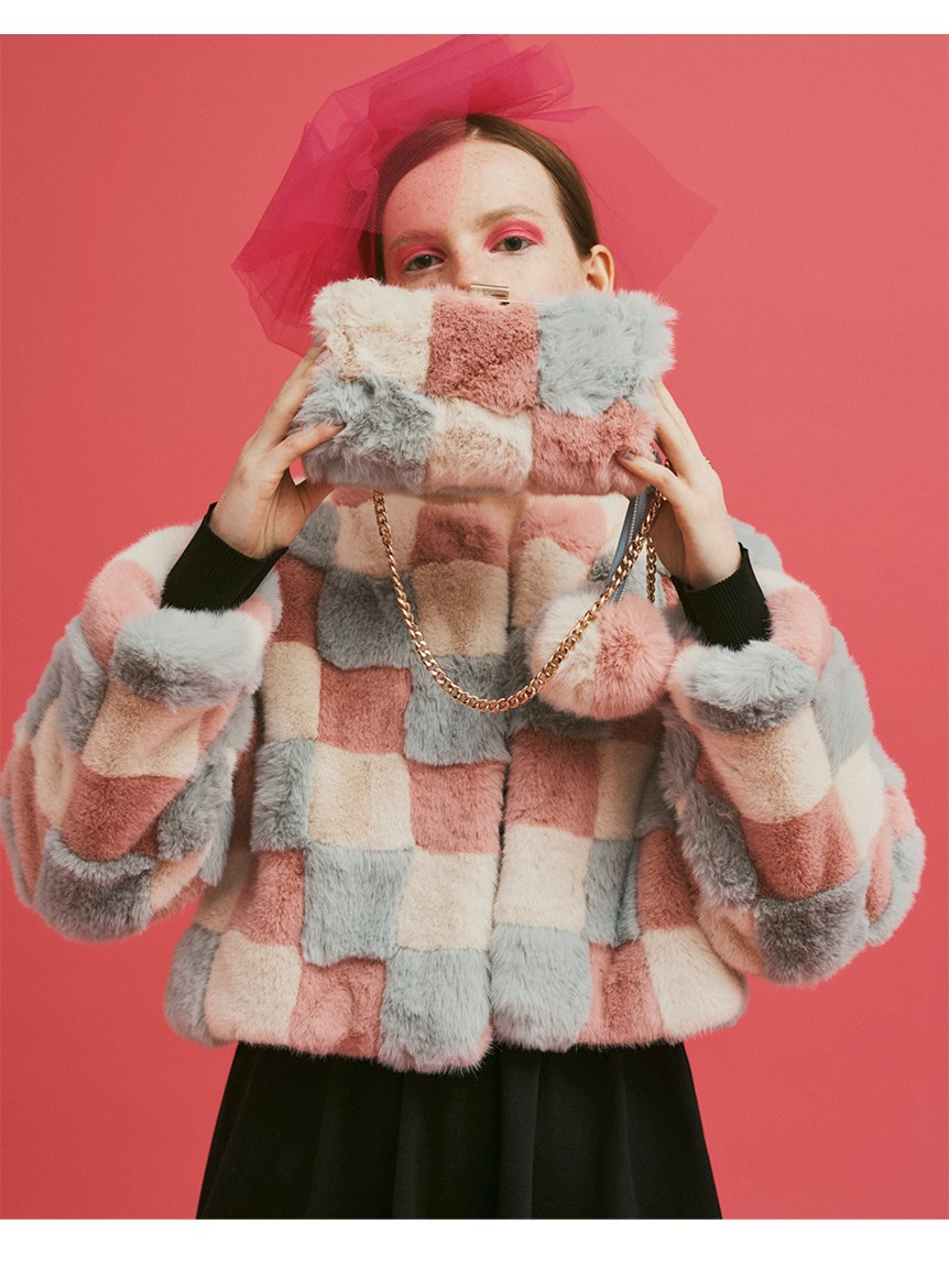 限定】パッチワークボレロコート(その他アウター)|FURFUR(ファー