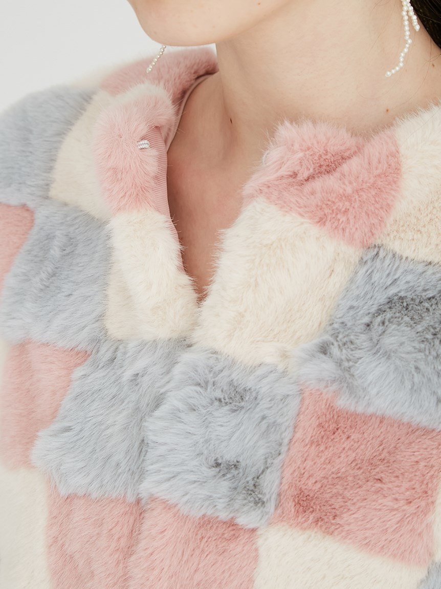 限定】パッチワークボレロコート(その他アウター)|FURFUR(ファー