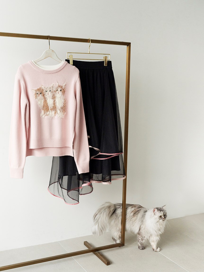 FURFURニット トリプルキャットセーター ニット | filmekimi.iksv.org