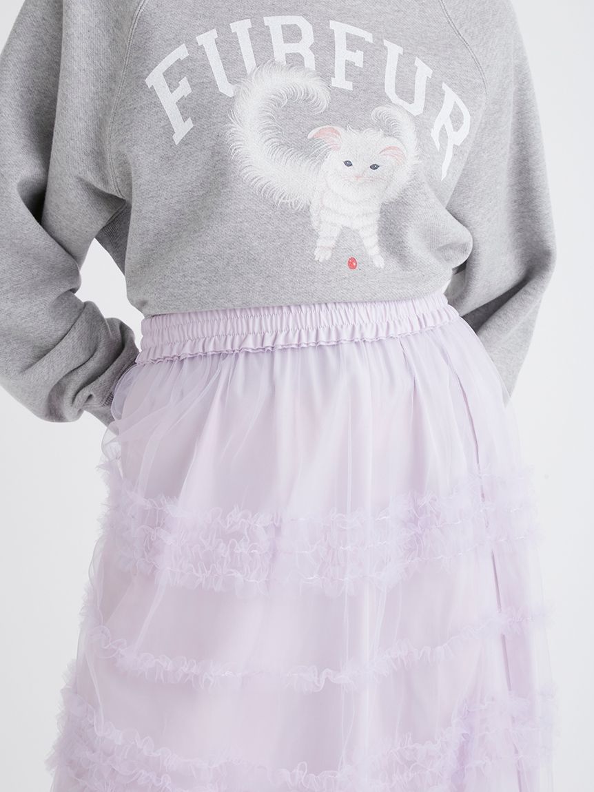 今季人気の商品 fur fur 激カワ ロングフリルスカート - スカート