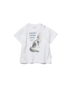 gelato pique Kids＆Baby/【BABY】【旭山動物園】オオカミ baby Tシャツ/トップス