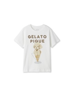 gelato pique Kids＆Baby/【JUNIOR】アイスドッグワンポイントTシャツ/Tシャツ/カットソー