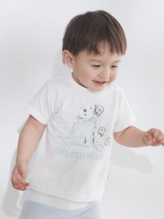 gelato pique Kids＆Baby/【BABY】ラッコワンポイントTシャツ/トップス