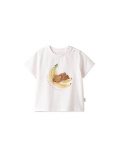 gelato pique Kids＆Baby/【接触冷感】【BABY】フルーツアニマルワンポイントTシャツ/トップス