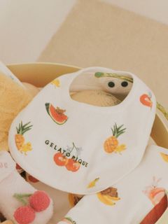 gelato pique Kids＆Baby/【BABY】フルーツアニマル柄スタイ/スタイ