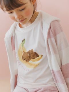 gelato pique Kids＆Baby/【接触冷感】【KIDS】フルーツアニマルワンポイントTシャツ/Tシャツ/カットソー