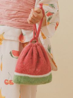 ジェラート ピケ キッズアンドベイビー(gelato pique Kids＆Baby)の【KIDS】スムーズィーフルーツ巾着 バッグ