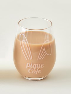 ジェラート ピケ カフェ(gelato pique cafe)の【gelato pique cafe×USAGI ONLINE】ウサギロゴグラス グラス/マグカップ/タンブラー