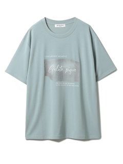 GELATO PIQUE HOMME/【GELATO PIQUE HOMME】 ワンポイントレーヨンロゴTシャツ/Tシャツ/カットソー