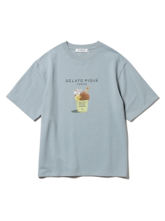 GELATO PIQUE HOMME/【HOMME】ジェラートカップロゴTシャツ/Tシャツ/カットソー