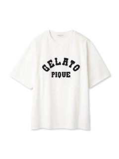 GELATO PIQUE HOMME/【HOMME】　カレッジロゴ刺繍　Tシャツ/Tシャツ/カットソー