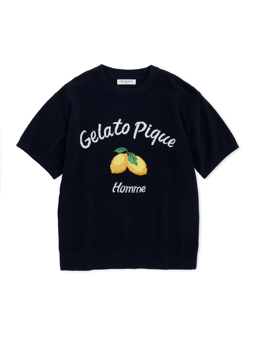 【HOMME】 エアモコフルーツジャガードプルオーバー(プル