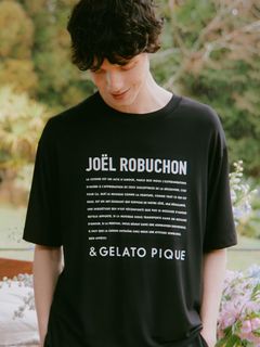 ジェラート ピケ オム(GELATO PIQUE HOMME)の【JOEL ROBUCHON】【HOMME】レーヨンロゴTシャツ Tシャツ/カットソー