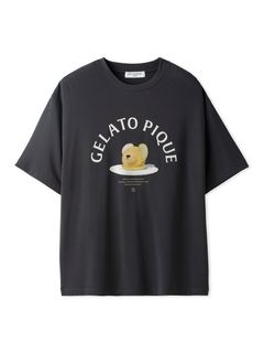 GELATO PIQUE HOMME/【接触冷感】【HOMME】レーヨンベアケーキモチーフTシャツ/Tシャツ/カットソー