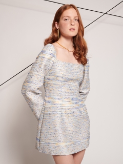 GHOSPELL/Iggy Textured Mini Dress/ミニワンピース