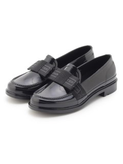HUNTER/【WOMEN】womens refined bow gloss penny loafer/レインシューズ