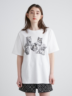 /LILY　CATS　T-shirt/Ｔシャツ