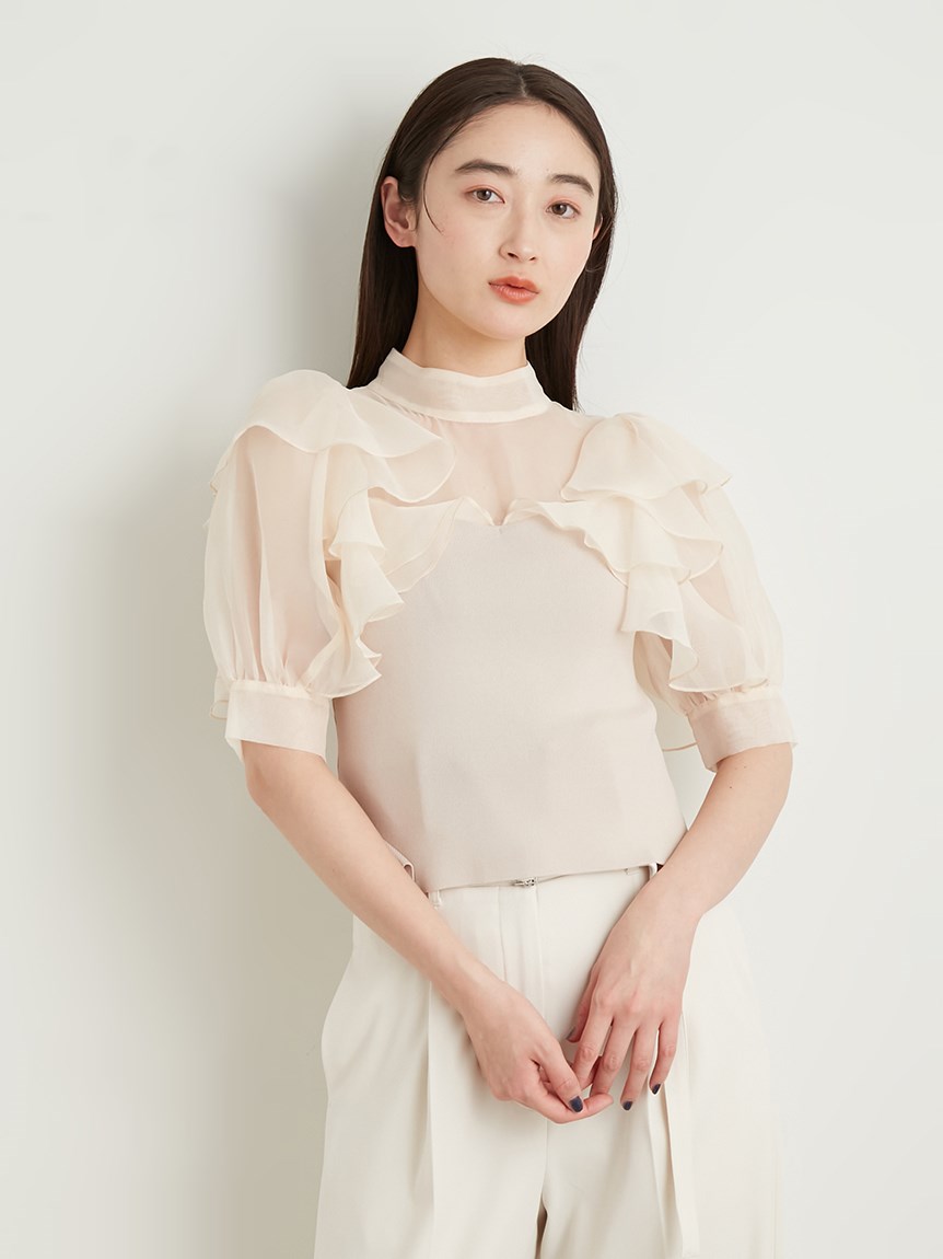 アウター ジャケット IRENE ドッキングニット - 通販 - ezshoptt.com