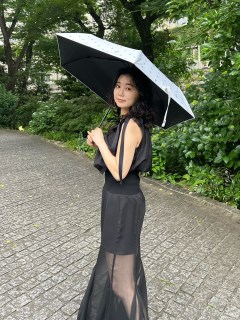 LILY BROWN/【USAGI ONLINE 限定】晴雨兼用オリジナルプリント傘（Lily Bear・LBモノグラム）/傘