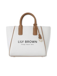 LILY BROWN/フラワーキャンバストートバッグ/トートバッグ