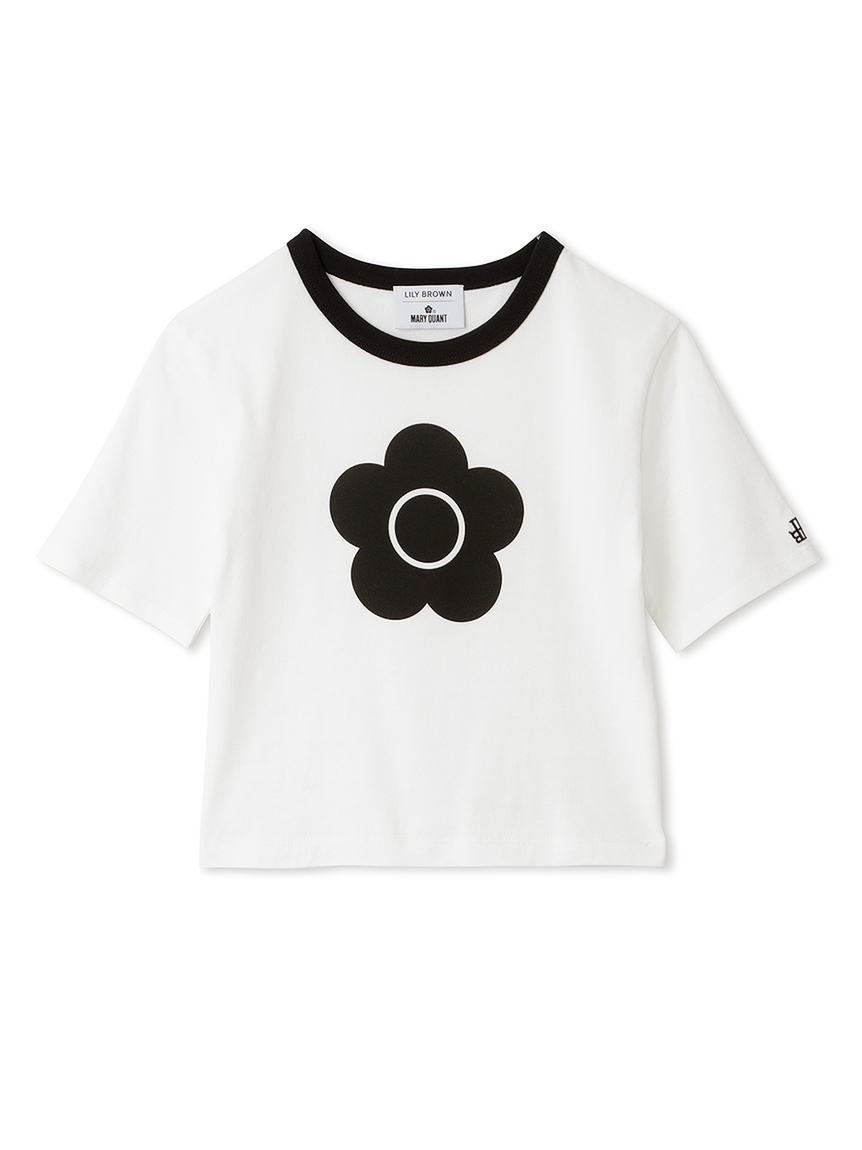 【LILY BROWN×MARY QUANT】バリエーションクロップドTシャツ