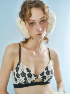 LILY BROWN Lingerie/【LILY BROWN×MARY QUANT】【LILY BROWN Lingerie】デイジーノンワイヤーブラ・ショーツセット/ブラ＆ショーツセット