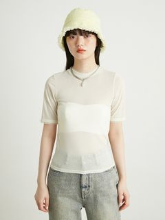 LILY BROWN/シアートップス/カットソー/Tシャツ