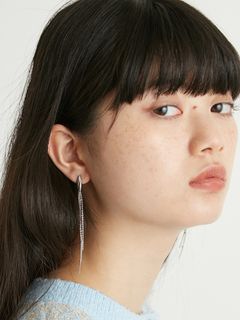 LILY BROWN/ロングチェーンピアス/ピアス