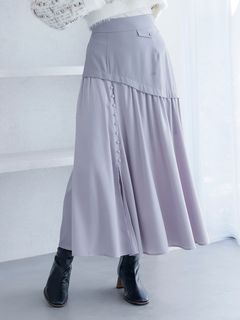 LADYMADE/サテンスリットフレアＳＫ/その他スカート
