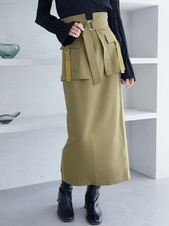 LADYMADE/ワークポケットベルトタイトスカート/その他スカート