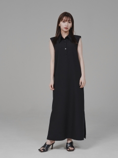 LEANN MOMENT/Shoulder point shirt dress/その他ワンピース