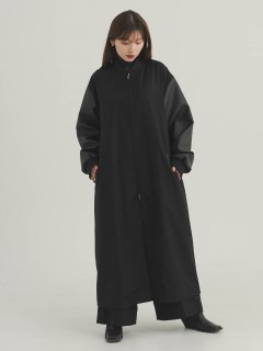 LEANN MOMENT/【UNISEX】Faux leather sleeve L/BZ 3/その他アウター