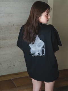 LEANN MOMENT/【UNISEX】Cream Boy Friends T-shirt/カットソー/Tシャツ
