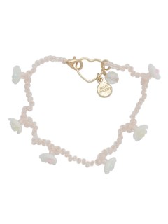 MICHU COQUETTE/Shell　flowerのBeads bracelet／Beige/ブレスレット/バングル