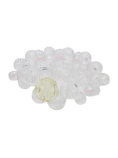 MICHU COQUETTE/Crystal beadsのglint Ring/Pink Swarovski/リング