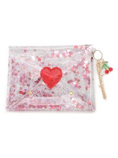 MICHU COQUETTE/Love Letter Pouch(confetti） / Red/ポーチ