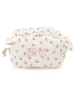 MICHU COQUETTE/Baby Bonnet Floral Pouch/Pink/ポーチ