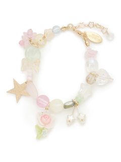 MICHU COQUETTE/Various beads & charms Bracelet / Clear/ブレスレット/バングル
