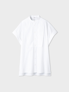 MIESROHE/sustainableノースリカフスデザインシャツ/シャツ/ブラウス