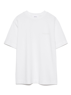 Mila Owen/2段同色ロゴフロッキープリントTシャツ/カットソー/Tシャツ