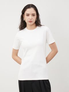 Mila Owen/フライスコンパクトTシャツ【手洗い可能】/カットソー/Tシャツ
