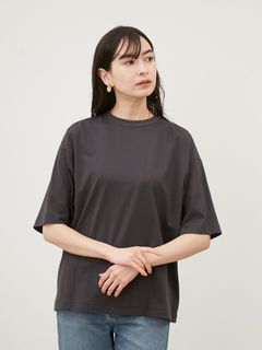 Mila Owen/クルーネックビックTシャツ【マシーンウォッシャブル】/カットソー/Tシャツ